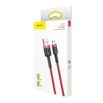 ДВУСТОРОННИЙ КАБЕЛЬ BASEUS 1,5 А, 2 м, MICRO USB QC 3