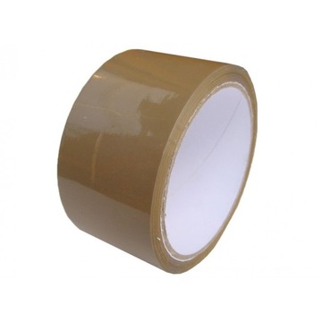 TAŚMA PAKOWA BRĄZOWA 66yx48mm