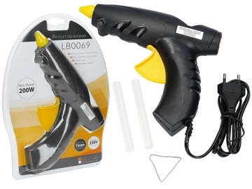 ГОРЯЧИЙ КЛЕЕВОЙ ПИСТОЛЕТ ДЛЯ СКЛЕЕНИЯ МАШИНЫ 200 Вт + 62 КЛЕЕВЫХ ПАНЕЛИ LIBOX