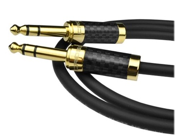 Kabel przewód 6,3mm Jack - 6,3mm stereo Klotz 4m