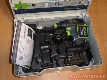 FESTOOL T18+3 Li-Basic 576448 отвертка