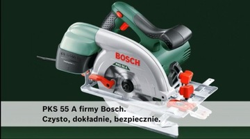 ЦИРКУЛЯРНАЯ ПИЛА BOSCH PKS 55 A, полотно 160 мм, 1200 Вт.