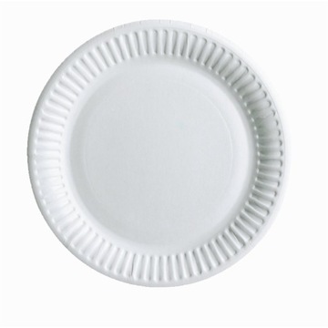 TALERZ JEDNORAZOWY PAPIEROWY 15CM (100) RED PLAST