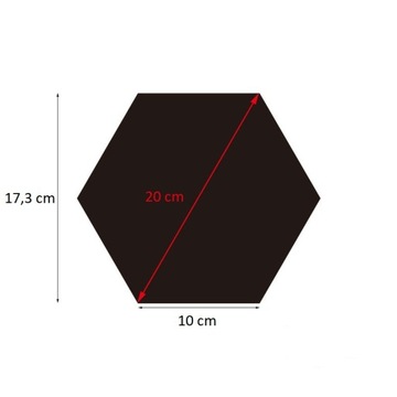 Набор из 8 штук Honeycomb 20 см HEXagon