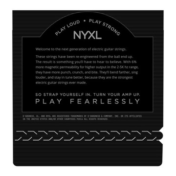 Струны D'Addario NYXL 1046.