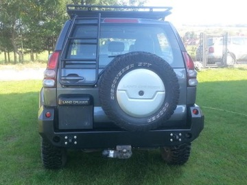 ЗАДНИЙ БАМПЕР TOYOTA LAND CRUISER 120 СТАЛЬ