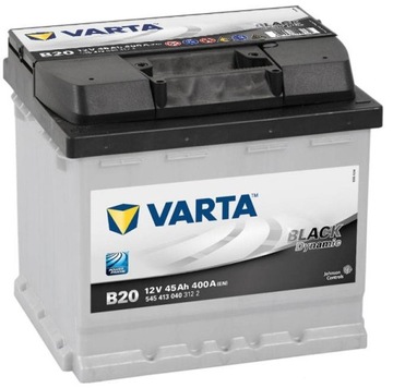 Akumulator 45AH/400A L+ VARTA B20 Black Dynamic 207x175x190 L1A