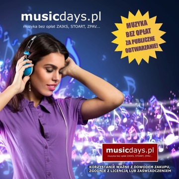 Muzyka bez opłat ZAIKS - 6 albumów POP 2 MP3+USB