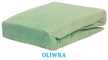 OLIWKOWE PRZEŚCIERADŁO FROTTE Z GUMKĄ 200x220