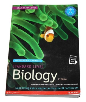 Pearson Baccalaureate Biology Standard Level, 2-е издание, печатная и электронная книга, бу