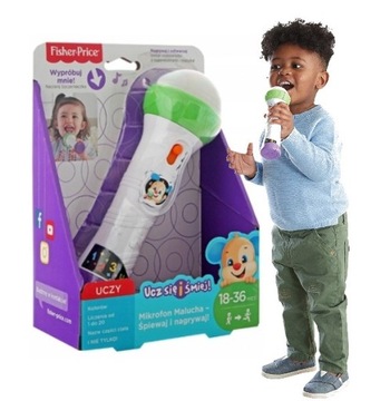 Пластинки FISHER PRICE MICROPHONE MALUCHA обучают FBP38