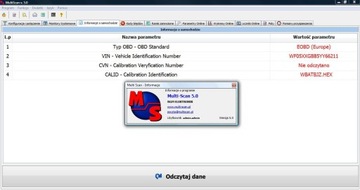 Диагностический интерфейс с программой Multi-Scan OBD EOBD, польский продукт