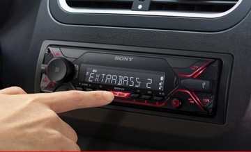 Автомагнитола Sony DSX-A410BT Bluetooth AUX MP3 USB - Зелена Гура