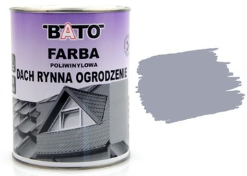 FARBA NA OCYNK ALUMINIUM DACH BLACHĘ POPIELATA