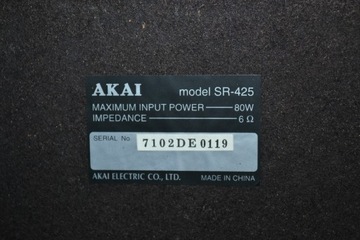 Громкоговорители AKAI SR-425