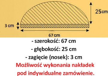 NAKŁADKI DYWANIKI NA SCHODY TREPY STOPKI GRUBE