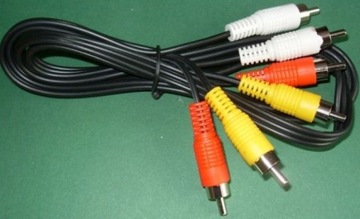 Кабель 3x RCA (тюльпан)-3 штекера RCA 1,2 м (0463)