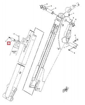 ШТИФТ ЦИЛИНДРА КОВША CAT 9R6163 45x100