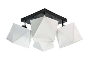 LAMPA ŻYRANDOL MŁODZIEŻOWA plafon MIX Abażurow LED