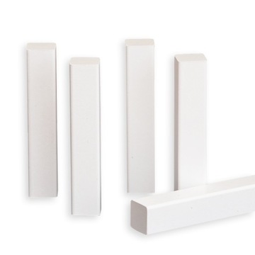 фото ориг. №2, Angle 8 centimeters overlay floor white skirting board mdf