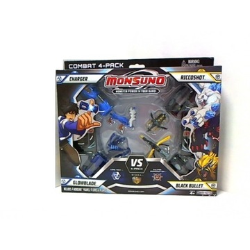 MATTEL MONSUNO KAPSUŁA CZTEROPAK ZESTAW