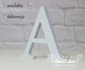 Litery Logo Inicjały Litery Dekoracyjne MDF