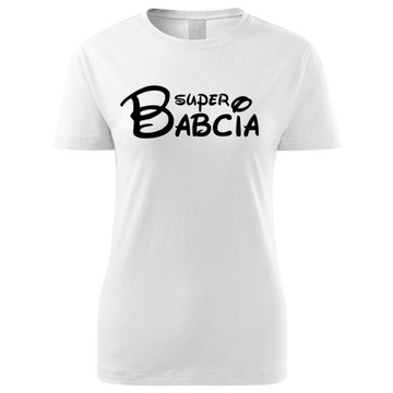 koszulka SUPER BABCIA Dzień Babci i Dziadka S-XXL