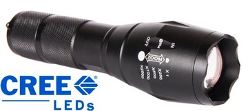 LATARKA POLICYJNA LED SZPERACZ CREE XM-L3 ZOOM