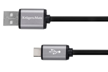 KRUGER&MATZ KM1239 KABEL USB - USB TYP-C 1M