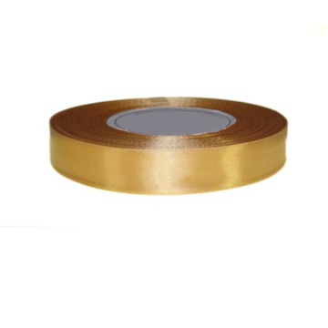 Tasiemka satynowa 12mm 32mb JASNO ZŁOTY 8015