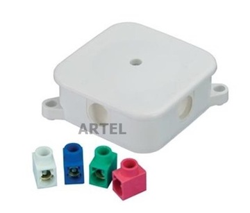 Puszka hermetyczna IP44 złączki P2 x 10 sztuk