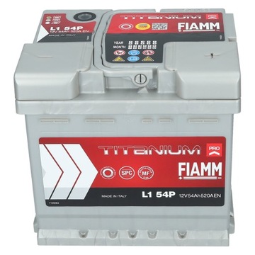 АККУМУЛЯТОР FIAMM TITANIUM PRO 54Ач 520А