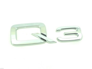 AUDI Q3 NOWY ZNACZEK EMBLEMAT CHROMOWANY JAKOŚĆ
