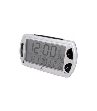 Budzik kwarcowy LCD radio controlled PERFECT 358