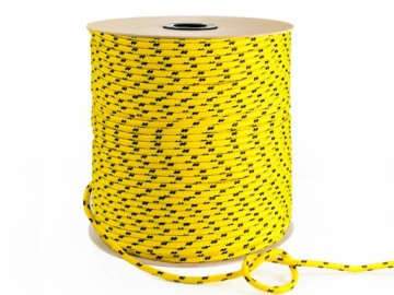 Полипропиленовый канат 10 мм плетеный универсальный парусный канат ЖЕЛТЫЙ 30 м