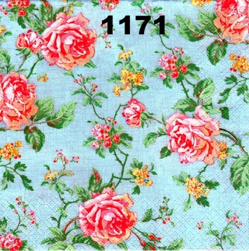 Serwetki do decoupage-1szt- RÓŻE -NR 1171