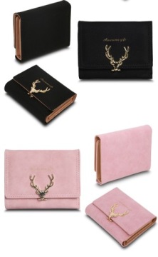 МАЛЕНЬКИЙ КОШЕЛЕК DEER, МЕТАЛЛИЧЕСКИЙ DEER, СВЕТЛО-РОЗОВЫЙ