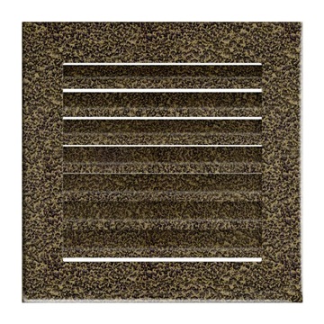 фото ориг. №5, Lattice fireplace grilles fresh 17x17 centimeters black-gold