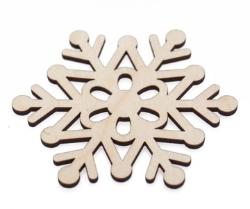 Śnieżynki gwiazdki płatki śniegu 10cm - ZESTAW 06