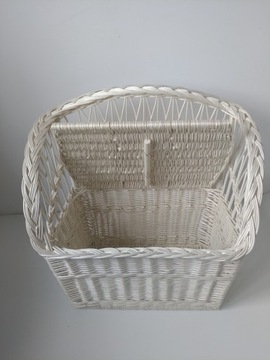 WIKLINA ŁAWKA Wiklinowy kufer z oparciem Siedlisko