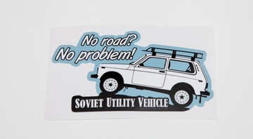 Naklejka Soviet Utility Vehicle Lada Niva 4x4