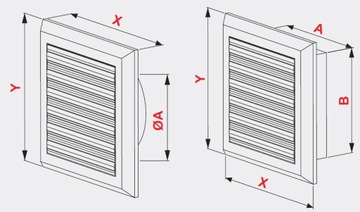 КРЫШКА ВЕНТИЛЯЦИОННОЙ РЕШЕТКИ 14x14 fi125 PLUS - T78