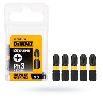 DT7995T DEWALT Биты ударные PH3x25мм 5шт EXTREME