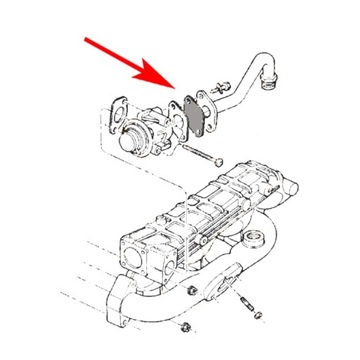 516 Заглушка EGR CHRYSLER Voyager JEEP Cherokee