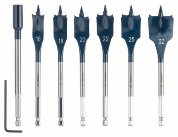 BOSCH ZESTAW 6 WIERTEŁ PŁASKICH DO DREWNA SELF CUT