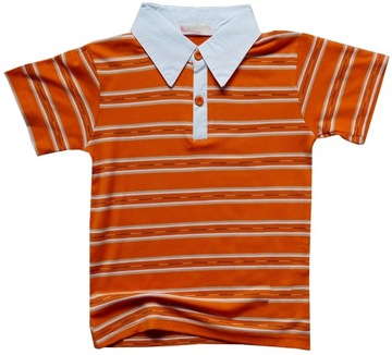 BLUZKA polo PASTELE rozm. 168 ORANGE