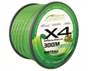 Plecionka Mistrall SHIRO 0,60mm/59,80kg X4 300m