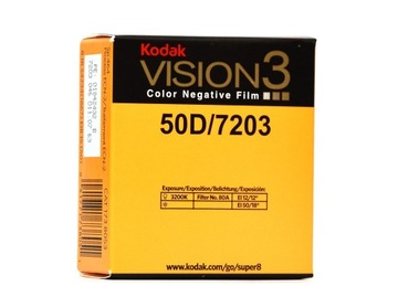Цветная пленка Kodak Vision3 50D Super 8 для фотоаппарата