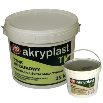 AKRYPLAST A05G-zestaw tynk mozaikowy+grunt-na1,5m2