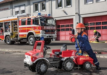 ROLLY TOYS | UNIMOG STRAŻ POŻARNA | BIEGI, KOGUT | 036639